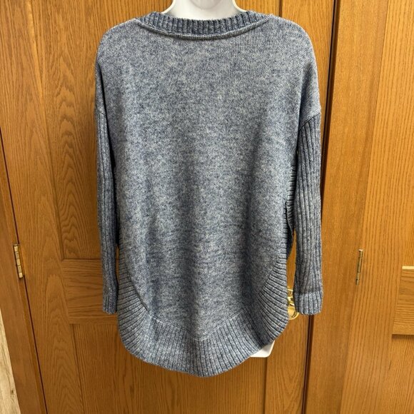 Sundance Valeria Blue Marled Oversized Sweater - XS - Picture 3 of 5